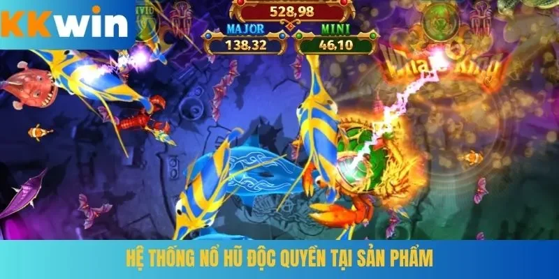 Hệ thống nổ hũ độc quyền tại sản phẩm